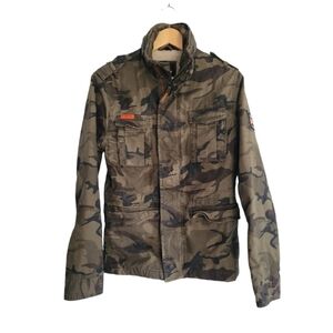 The Rookie by Superdry Green Camouflage Jacket Women's XSmall